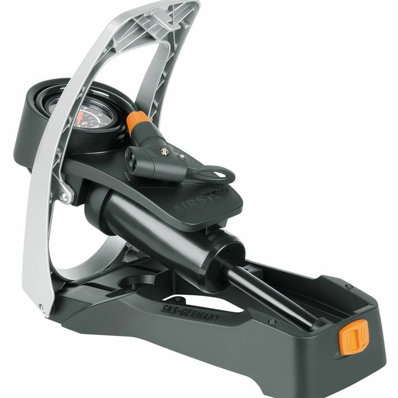 SKS Germany SKS Airstep Fußtretpumpe Mit Manometer AV/DV/SV 3 SKS Germany SKS Airstep Fußtretpumpe Mit Manometer AV/DV/SV